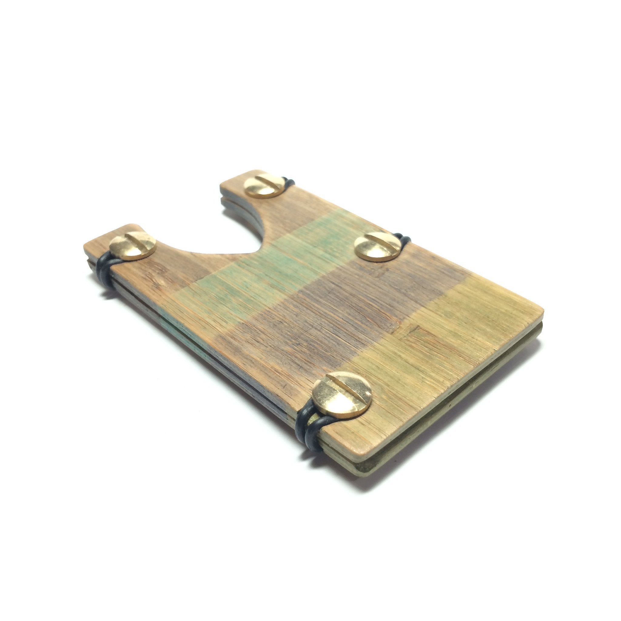 Bamboo Wallet ( Green Theme) - Bound Tight Wallets 